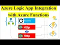 Azure Logic App Azure Function App Automation Azure Logic App Integration With Azure Functions