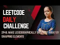 Leetcode 2948 Make Lexicographically Smallest Array by Swapping Elements Java Sorting