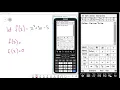 Function Notation on Classpad