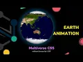 Tutorial Earth Multiverse CSS without Javascript GIF SUNNY