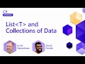 List T and Collections of Data Pt 12 C for Beginners