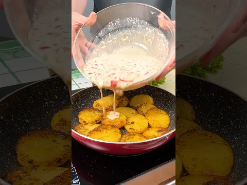 ¡Mi abuela me enseñó a preparar las papas de esta manera y ahora es mi cena favorita! #recetas