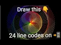 Draw an amazing pattern with just 24 lines of python code on mobile