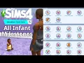 All Infant Milestones in the Sims 4 Growing Together