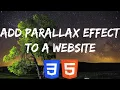 Add Parallax Scrolling Effect To Your Website HTML CSS