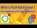 What is Push Notification Push Notification VS InApp Notification Bangla Tutorial