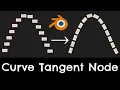 Curve Tangent Blender Geometry Nodes Tutorial