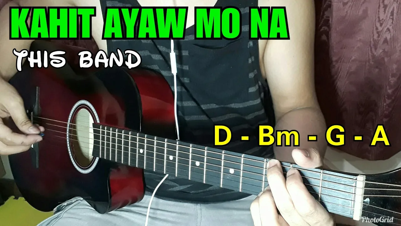 This Band - Kahit Ayaw Mo Na Guitar Cover | Guitar Chords Tutorial | normanALipetero