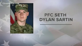 Funeral services to be held for Pfc Dylan Sartin
