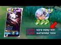 THIS OP NEW HERO SORA  UNDERESTIMATE MY ALUCARD SO I DID THIS.... - Mobile Legends