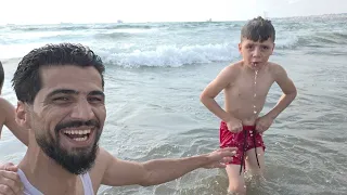 فلوق السباحة 🏊‍♀️ عبودة ومهدي صدموني 😶🤥
