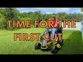 New RYOBI RM 480 EX Electric 38 Riding Lawn Mower The First Cut