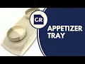 Double Sided Appetizer Tray