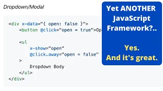 Intro to Alpine js in Just 7 Minutes