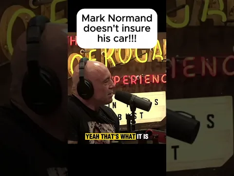 Mark Normand Doesn't Have Car Insurance ??!??!?  | Joe Rogan Experience #shorts