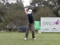 Justin Rose Golf Swing Slow Motion Face On - 14th Valderrama
