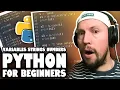 Python Programming Basics Variables Strings and Numbers Tutorial 1 for Beginners