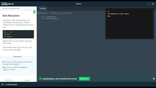 STRINGS AND CONSOLE OUTPUT Learn Python with CodeCademy Codecademy Answers Python