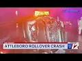 Early morning rollover crash under investigation in Attleboro