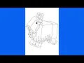 Minecraft Colouring Pages Plushy Kids