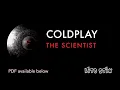 Coldplay - The Scientist - Drum cover (with scrolling drum score)
