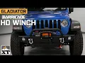 Jeep Gladiator Barricade 12 500 lb Winch with Wireless Control Review Install