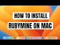 How To Install RubyMine on Mac Os