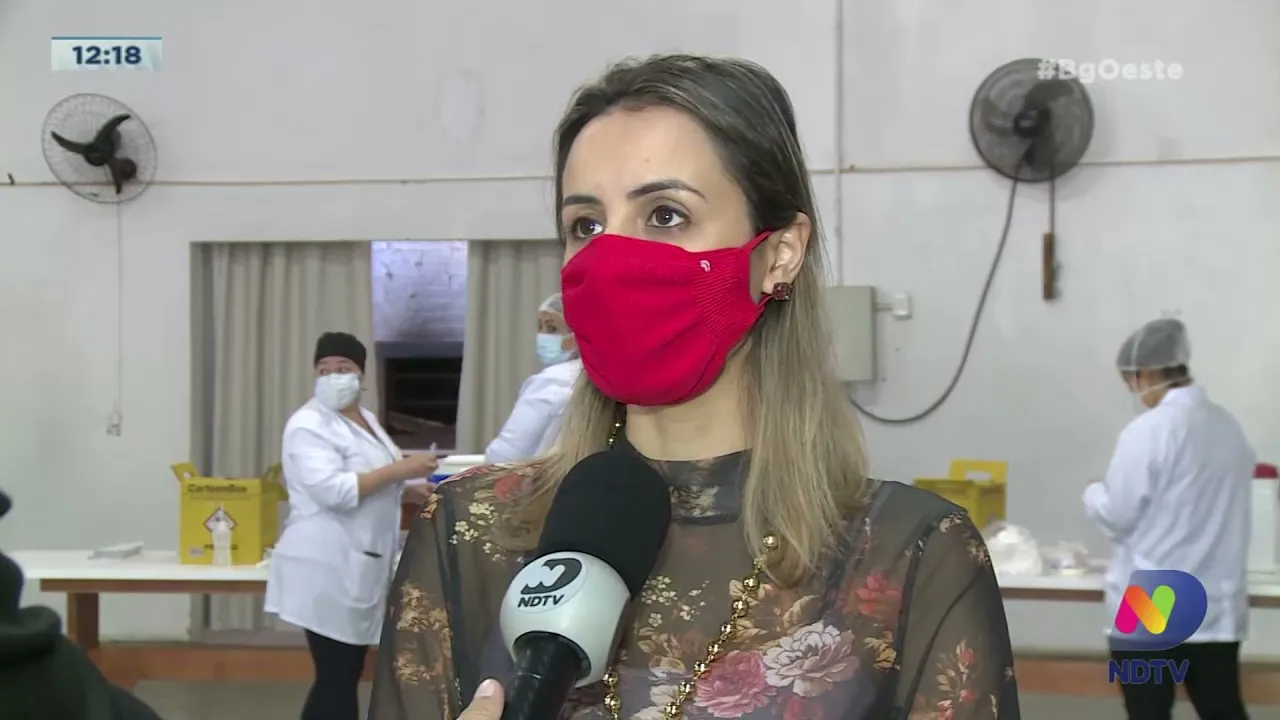 Chapecó: pacientes acamados em casa recebem vacinação contra a Covid-19