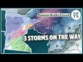Tracking 3 storms this week in Minnesota All could bring rain snow and ice