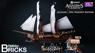 WISEBLOCK Assassin's Creed Black Flag Jackdaw | Officially Licensed by Ubisoft | Speed Build