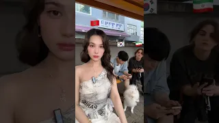 مغربية كورية مع ايرانية و الاغنية جزائرية اكسبلور Shortvideo تيك توك Music 