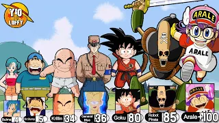 TODOS LOS NIVELES DE PODER DEL ARCO DEL GENERAL BLUE | Dragon Ball