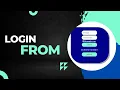 Animated Login Form using HTML CSS only No JavaScript or jQuery
