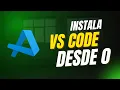 Instala Visual Studio Code Extensiones para Python y Ciencia de Datos