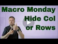 Macro Monday Hide Columns or Rows of the Selection