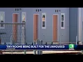 Stockton nonprofit helps build temporary rooms for the unhoused