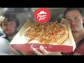 WORST PIZZA JOINT I Eating Pizza Hut s NEW Chicken Buffalo Pizza MUKBANG