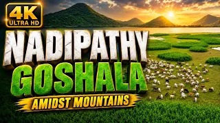 NADIPATHY GOSHALA Amidst the Mountains 🐄🌿 | A Magical World of Cows, Nature & Greenery | 4K