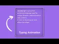 Create ChatGPT Typing Animation Using HTML CSS JavaScript Auto Typing Effect Tutorial