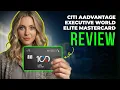 Citi AAdvantage Executive World Elite Mastercard Review 2026 Lounge Access Miles Travel Perks