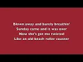 Luke Bryan "Roller Coaster" - Lyrics