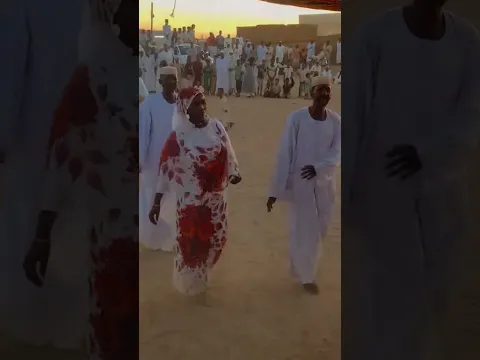 Sudanese Mardum Dance - Queen in Red Floral Toub