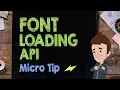 Font Loading API - Supercharged