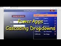 Powerapps Cascading dropdowns using Collection