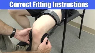 DonJoy Knee Brace Instructions ACL PCL LCL MCL Meniscus Osteoarthritis