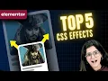 Crazy Scroll Animations with CSS Elementor