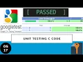 OS17 Unit Testing C Code with Gtest LCOV Genhtml