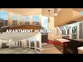 NYC apartment hunting 2026 touring 4 apartments in manhattan bloxburg roleplay