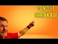 How To Calculate Conduit Shrinkage Correctly