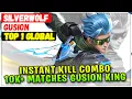 Download Lagu Instant Kill Combo 10K+ Wedstrijden Gusion King [ Top Global Gusion ] SilverWolf - Mobile Legends...